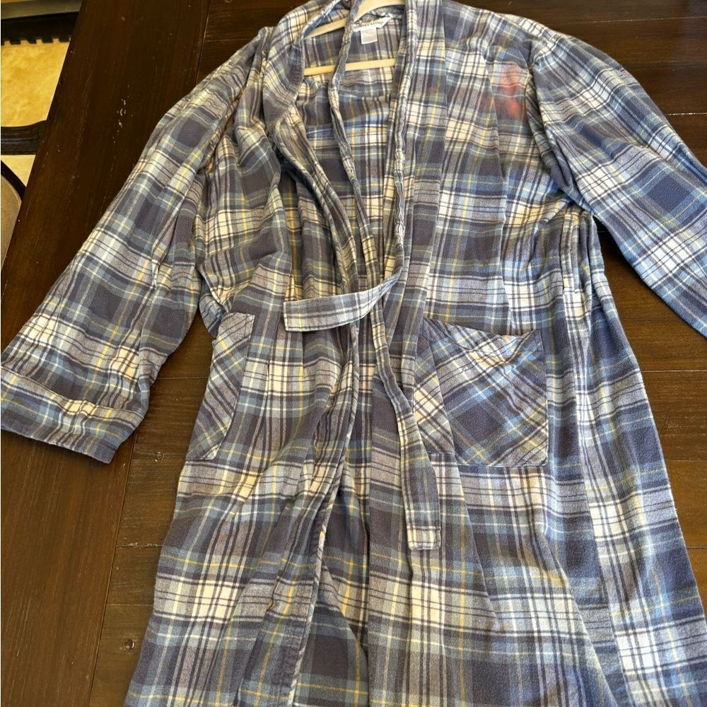 Blue Lightweight Plaid Jacket